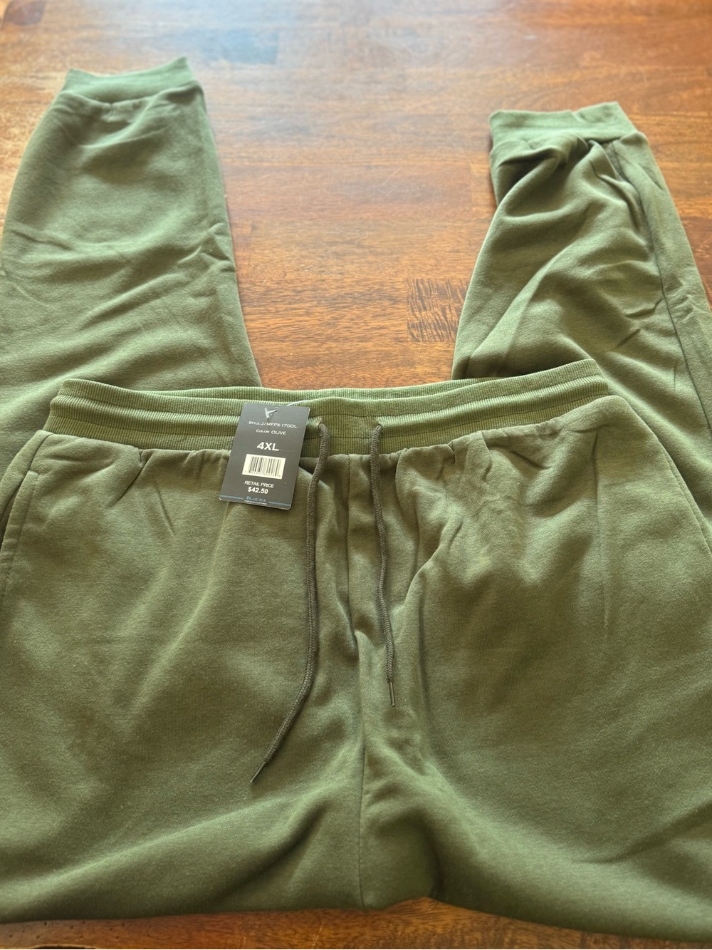 Olive Green Sweatpants NWT 4XL